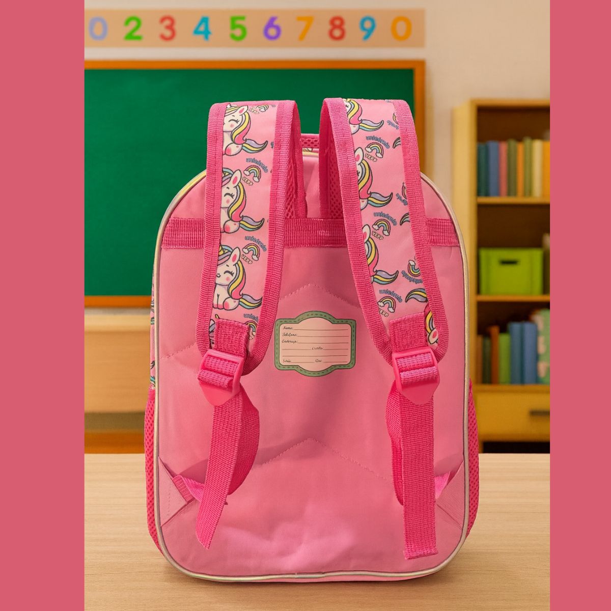 Mochila Escolar Passeio Infantil Unicórnio 16” Costa Meninas