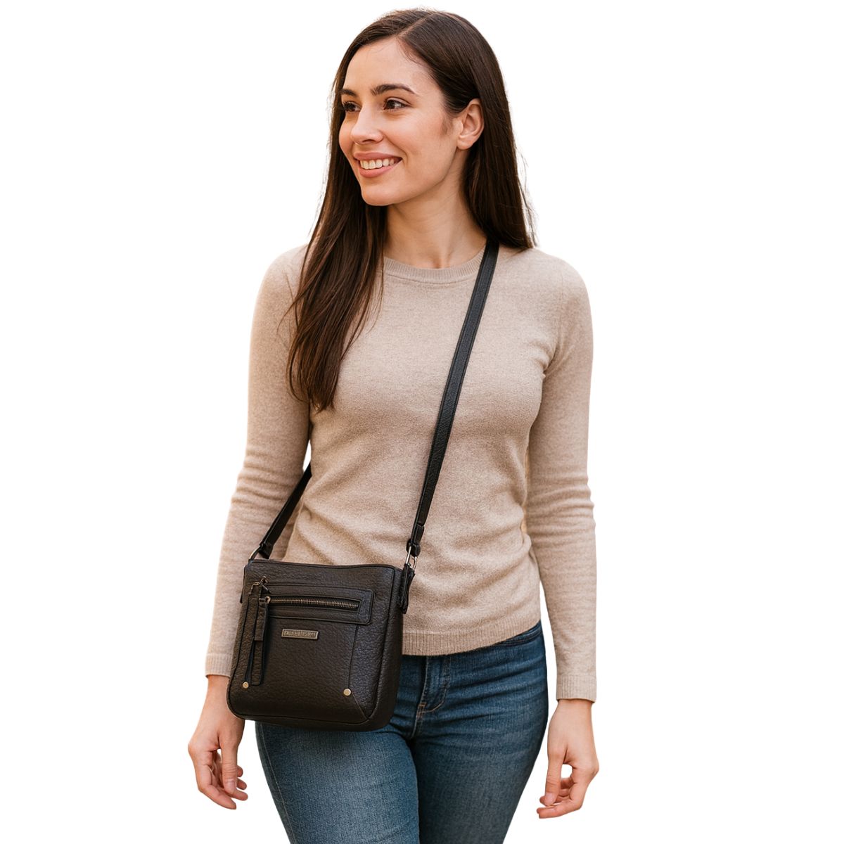 Bolsa Tiracolo Pequena com Design Clássico e Funcional