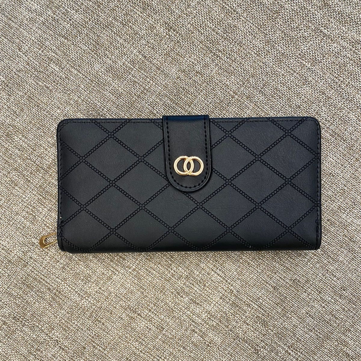 Carteira Feminina Média Compacta Sofisticada