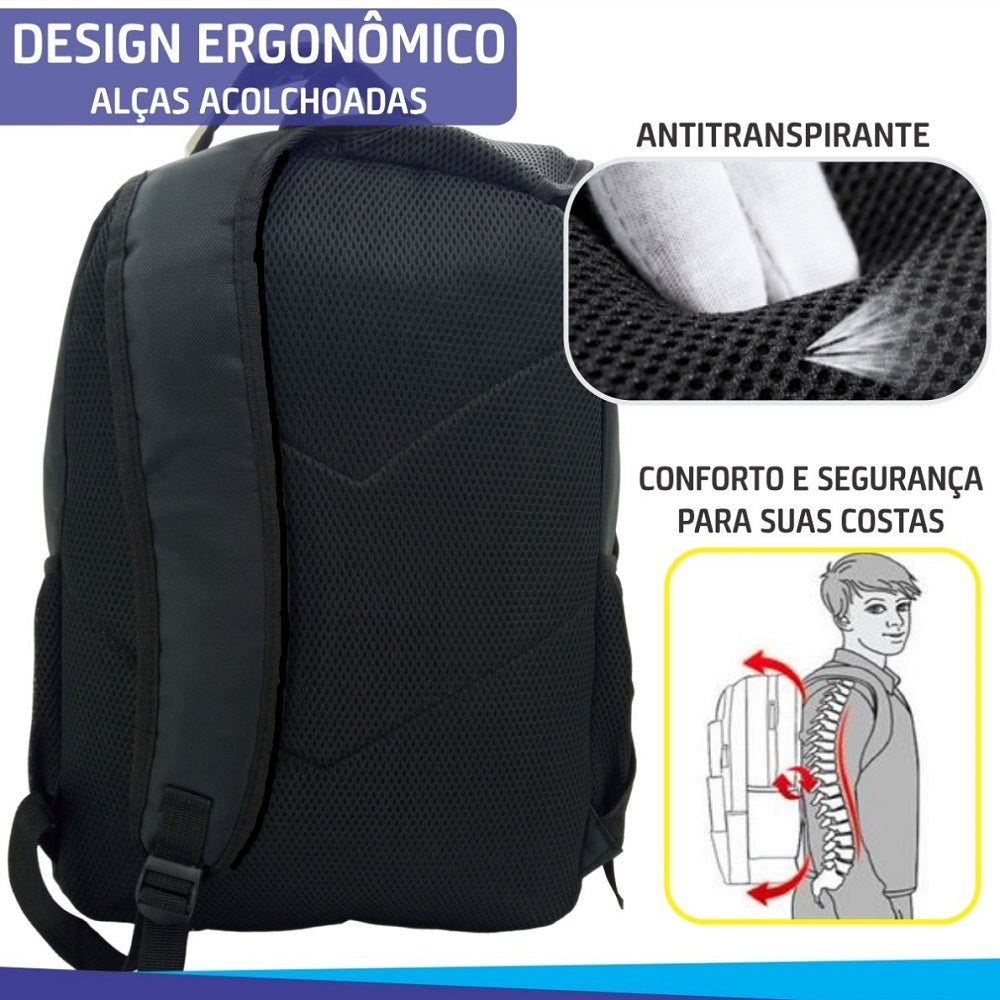 Mochila Notebook Executiva Home Office Trabalho Faculdade