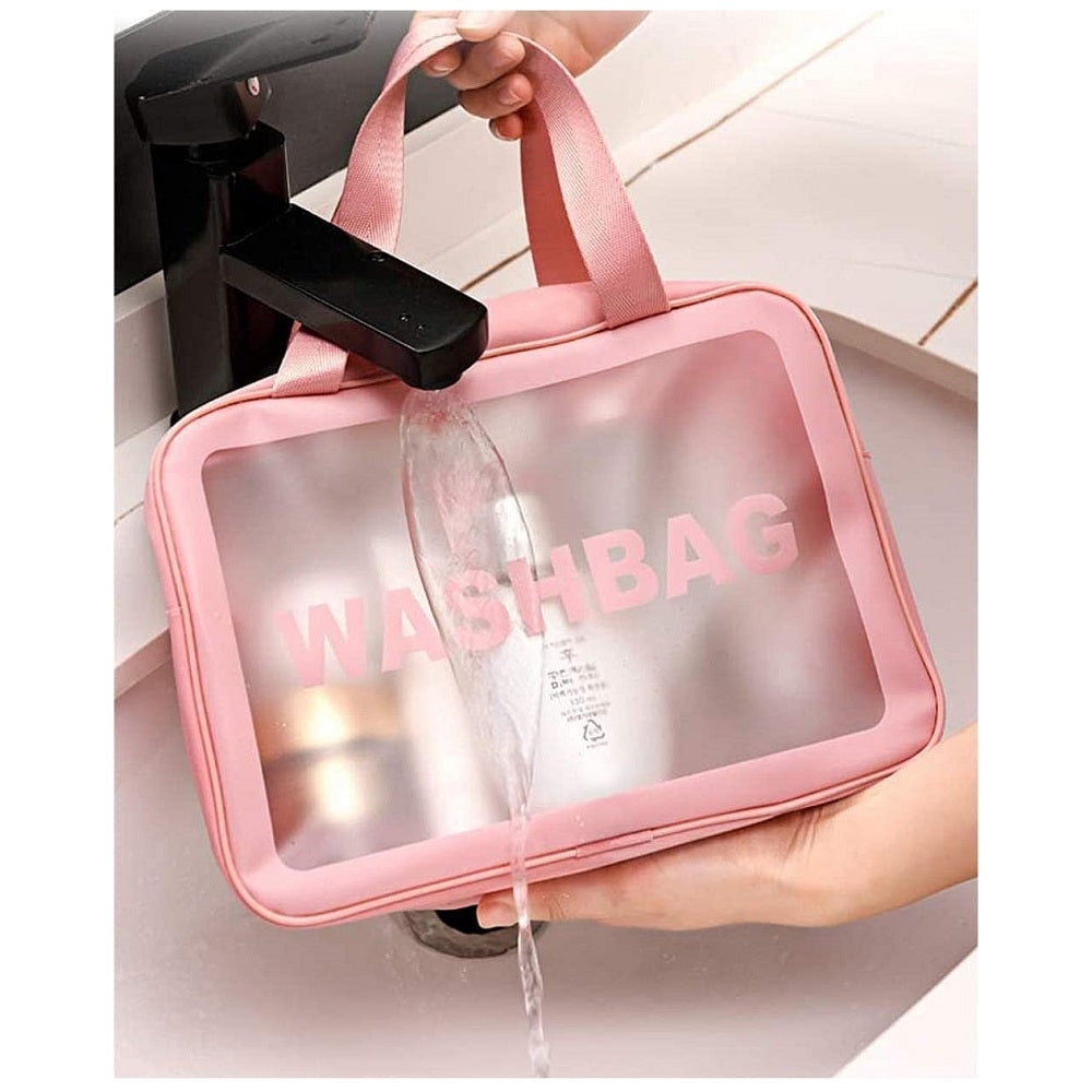 Necessaire Bolsa De Maquiagem Viagem Piscina Academia Grande
