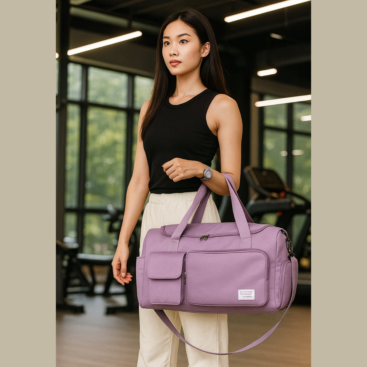 Bolsa Mala Feminina Transversal Academia Treino Blogueira