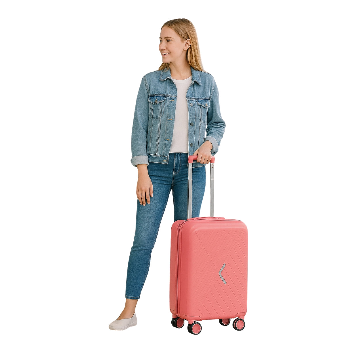 Mala de Bordo viagem Boomerang com Cadeado  e senha