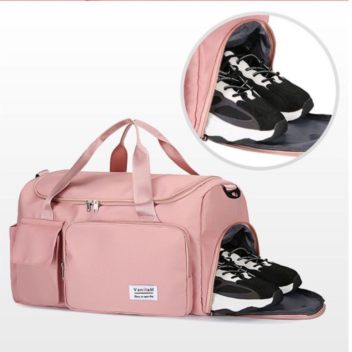 Bolsa Mala Feminina Transversal Academia Treino Blogueira