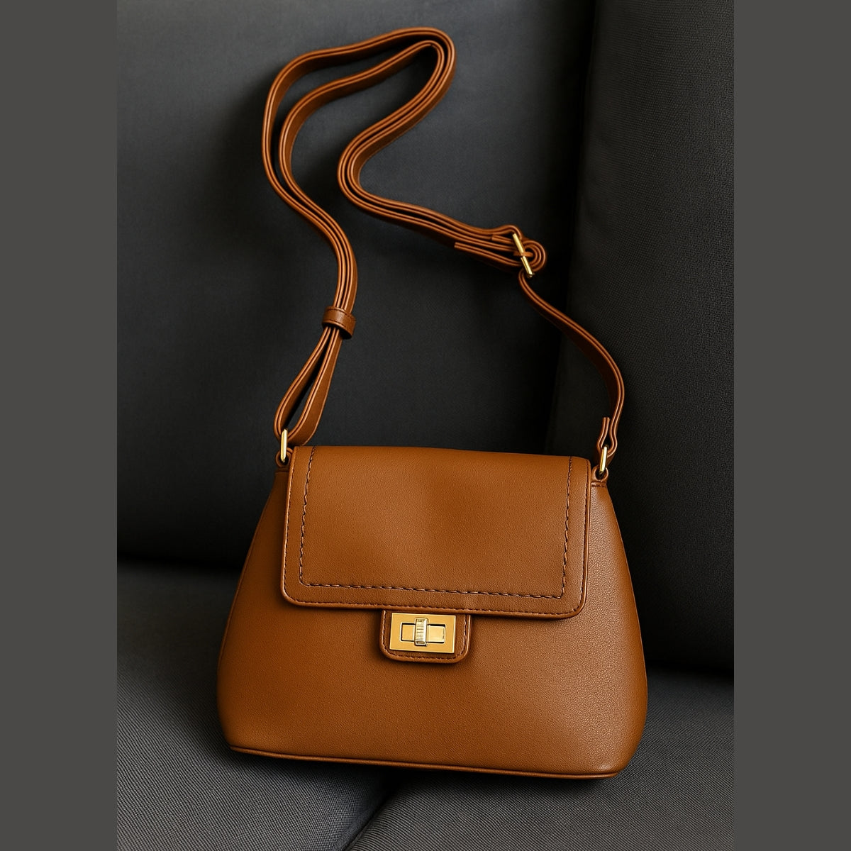 Bolsa Feminina Tiracolo Versátil Sofisticada Golden Fênix