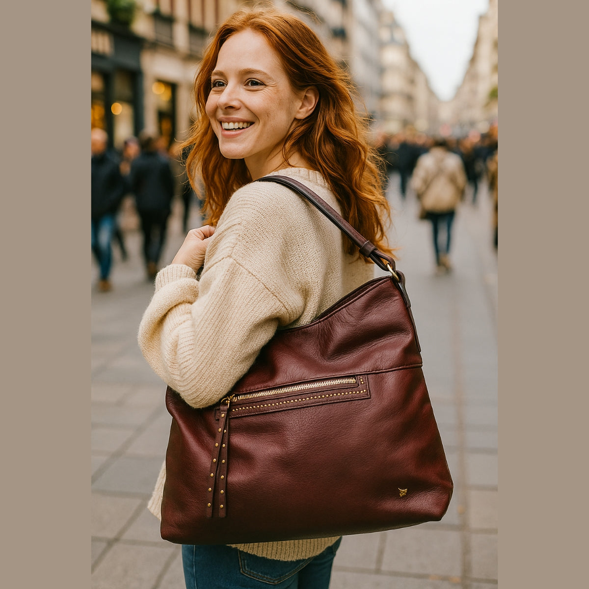 Bolsa Feminina Sofisticada Elegante Golden Fênix