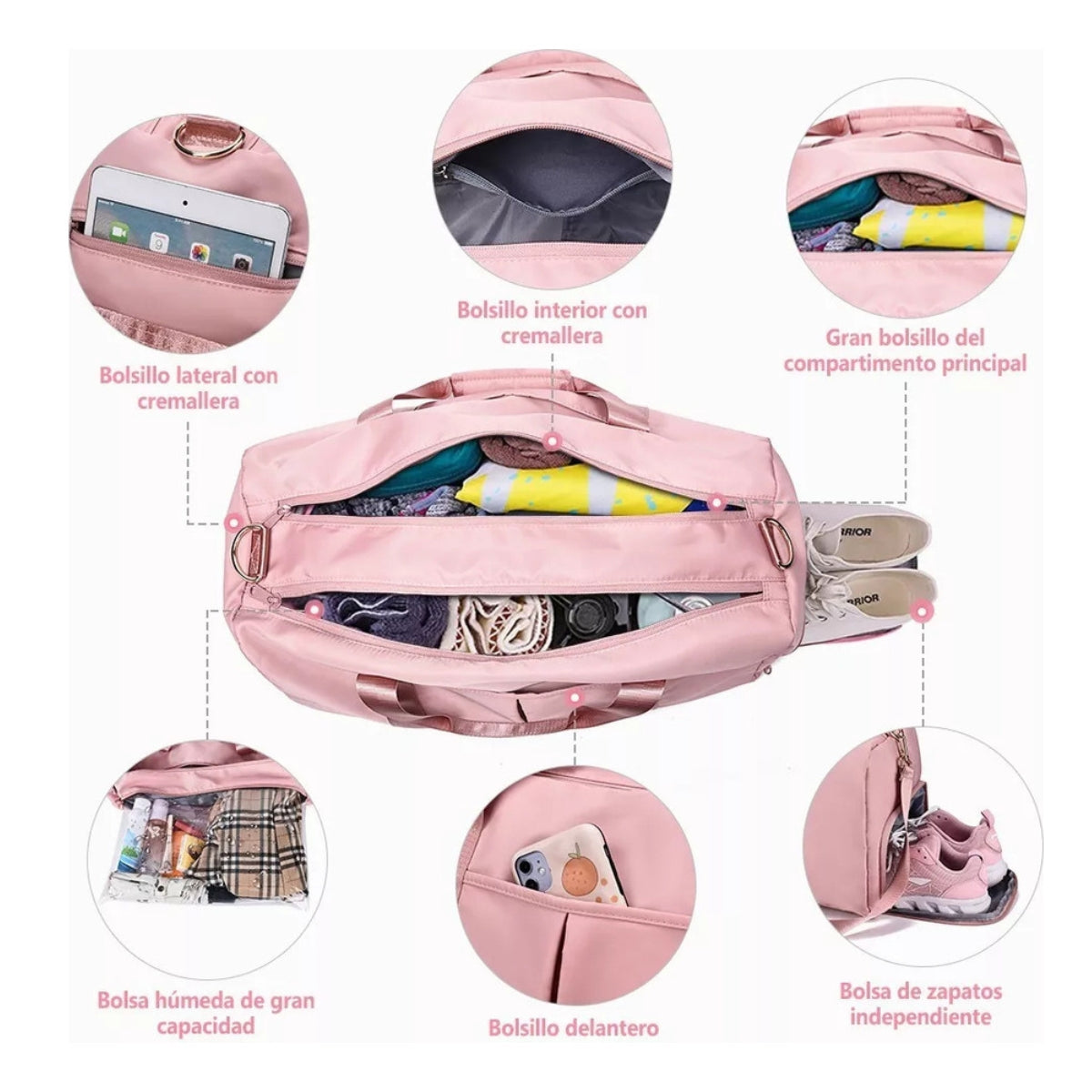 Bolsa Mala Feminina Academia Esportiva