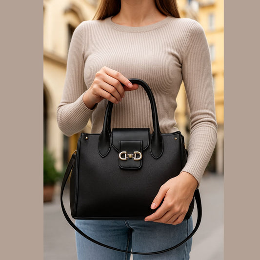 Bolsa Feminina Sofisticada Elegante Golden Fênix